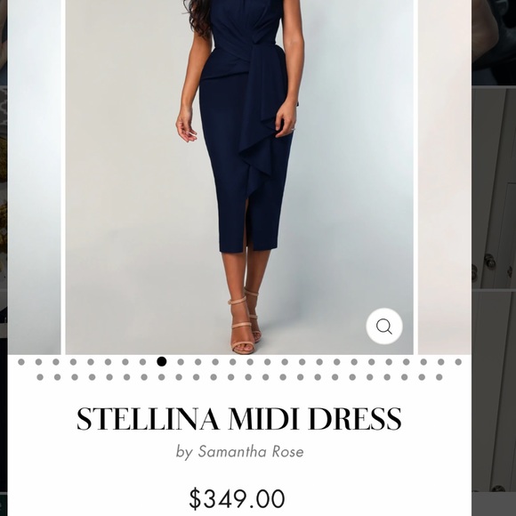 Stellina Midi Dress by Samantha From White Never